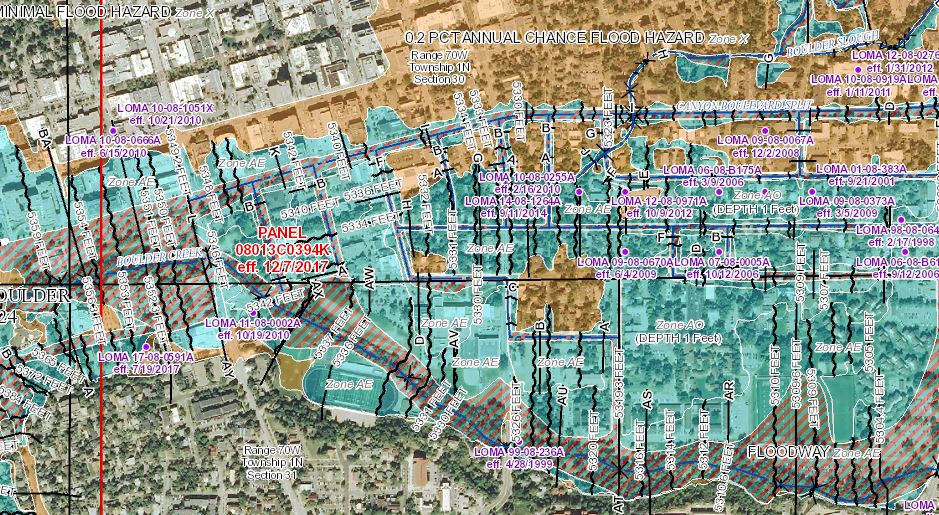 mandatory flood insurance map